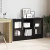Image de vidaXL Buffet Chêne noir 120 x 30,5 x 70 cm Bois d'ingénierie