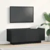 Image de vidaXL Meuble TV 100 x 35 x 40 cm Chêne noir Bois d'ingénierie
