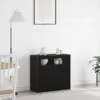 Image de vidaXL Buffet Chêne noir 80 x 35 x 75 cm Bois d'ingénierie