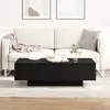 Image de vidaXL Table basse Chêne noir 100 x 49,5 x 31 cm Bois d'ingénierie