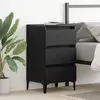 Image de vidaXL Cabinet de chevet Chêne noir 40 x 35 x 69 cm Bois d'ingénierie