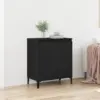 Image de vidaXL Buffet Chêne noir 60 x 35 x 70 cm Bois d'ingénierie