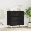 Image de vidaXL Buffet Chêne noir 60 x 35 x 70 cm Bois d'ingénierie