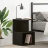 Image de vidaXL Cabinet de chevet Chêne noir 35 x 35 x 55 cm Bois d'ingénierie
