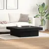Image de vidaXL Table basse Chêne noir 90 x 90 x 28 cm Bois d'ingénierie