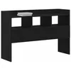 Image de vidaXL Dressoir Zwart Eiken 105 x 30 x 70 cm Bewerkt hout