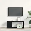 Image de vidaXL Ensemble meuble TV 80 x 24 x 32 cm Chêne noir Bois d'ingénierie