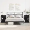 Image de vidaXL Cabinet de chevet avec tiroir 2 pcs Chêne noir 40 x 35 x 65 cm