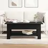 Image de vidaXL Table basse Chêne noir 102 x 55 x 42 cm Bois d'ingénierie
