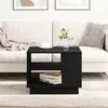 Image de vidaXL Table basse Chêne noir 55 x 55 x 42 cm Bois d'ingénierie