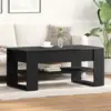 Image de vidaXL Table basse Chêne noir 102 x 55 x 45 cm Bois d'ingénierie