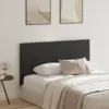 Image de vidaXL Tête de lit Chêne noir 160 x 1,5 x 80,5 cm Bois d'ingénierie