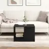 Image de vidaXL Table basse Chêne noir 50 x 50 x 36 cm Bois d'ingénierie