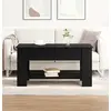 Image de vidaXL Table basse Chêne noir 101 x 49 x 52 cm Bois d'ingénierie