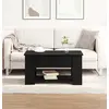 Image de vidaXL Table basse Chêne noir 79 x 49 x 41 cm Bois d'ingénierie