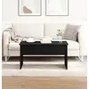 Image de vidaXL Table basse Chêne noir 80 x 50,5 x 41,5 cm Bois d'ingénierie