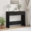 Image de vidaXL Table console Chêne noir 30 x 36 x 75 cm Bois d'ingénierie