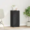 Image de vidaXL Buffet Chêne noir 30 x 30 x 70 cm Bois d'ingénierie