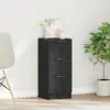 Image de vidaXL Buffet Chêne noir 30 x 30 x 70 cm Bois d'ingénierie
