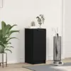 Image de vidaXL Cabinet à chaussures avec étagère Chêne noir 29,5 x 35 x 70 cm