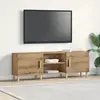 Image de vidaXL Meuble TV chêne artisanal 150 x 30 x 50 cm Bois d'ingénierie