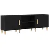 Image de vidaXL Meuble TV 150 x 30 x 50 cm Chêne noir Bois d'ingénierie