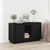 Image de vidaXL Buffet Chêne noir 102 x 35 x 60 cm Bois d'ingénierie