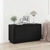 Image de vidaXL Buffet Chêne noir 102 x 35 x 55 cm Bois d'ingénierie