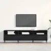 Image de vidaXL Meuble TV Chêne noir 150 x 30 x 44,5 cm Bois d'ingénierie
