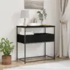 Image de vidaXL Table console Chêne noir 75 x 40 x 75 cm Bois d'ingénierie