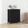 Image de vidaXL Buffet Chêne noir 70 x 30 x 80 cm Bois d'ingénierie