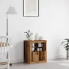 Image de vidaXL Buffet LED Marron 60,5 x 37 x 67 cm Bois d'ingénierie