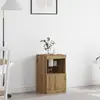 Image de vidaXL Buffet LED Chêne artisanal 41 x 37 x 67 cm Bois d'ingénierie