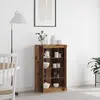 Image de vidaXL Buffet LED Bois ancien 60,5 x 37 x 100 cm Bois d'ingénierie