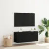 Image de vidaXL Ensemble meuble TV 100 x 30 x 41 cm Chêne noir