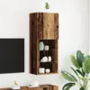 Image de vidaXL Ensemble meuble TV avec LED Bois ancien 40,5 x 30 x 102 cm