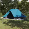 Image de vidaXL Tente Tipi familiale Tipi avec toit Bleu 680 x 430 x 270 cm