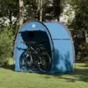 Image de vidaXL Tente de rangement pour vélos avec toit Bleu 210 x 90 x 174 cm