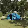 Image de vidaXL Tente Dôme 4 personne 308 x 268 x 130 cm Bleu taffetas