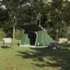 Image de vidaXL Tente de camping avec toit Vert 282 x 225 x 154 cm taffetas