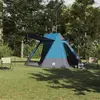 Image de vidaXL Tente de camping avec toit Bleu 482 x 360 x 227 cm taffetas