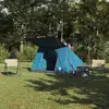 Image de vidaXL Tente de camping avec toit Bleu 223 x 163 x 130 cm taffetas
