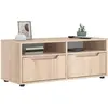 Image de vidaXL Meuble TV VISNES chêne sonoma 100x40x38 cm bois d'ingénierie