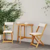 Image de vidaXL Ensemble bistrot 3 pcs Huile Naturelle Bois d'Acacia Massif