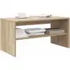 Image de vidaXL Meuble TV Chêne sonoma 80 x 40 x 40 cm Aggloméré