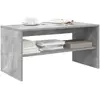Image de vidaXL Meuble TV Gris cement 80 x 40 x 40 cm Aggloméré