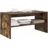 Image de vidaXL Meuble TV chêne fumé 80x40x40 cm bois d'ingénierie