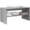 Image de vidaXL Meuble TV sonoma gris 80x40x40 cm bois d'ingénierie