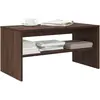 Image de vidaXL Meuble TV chêne marron 80x40x40 cm bois d'ingénierie