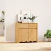 Image de vidaXL Buffet Drammen Chêne 79 x 43 x 75.5 cm Bois de pin massif